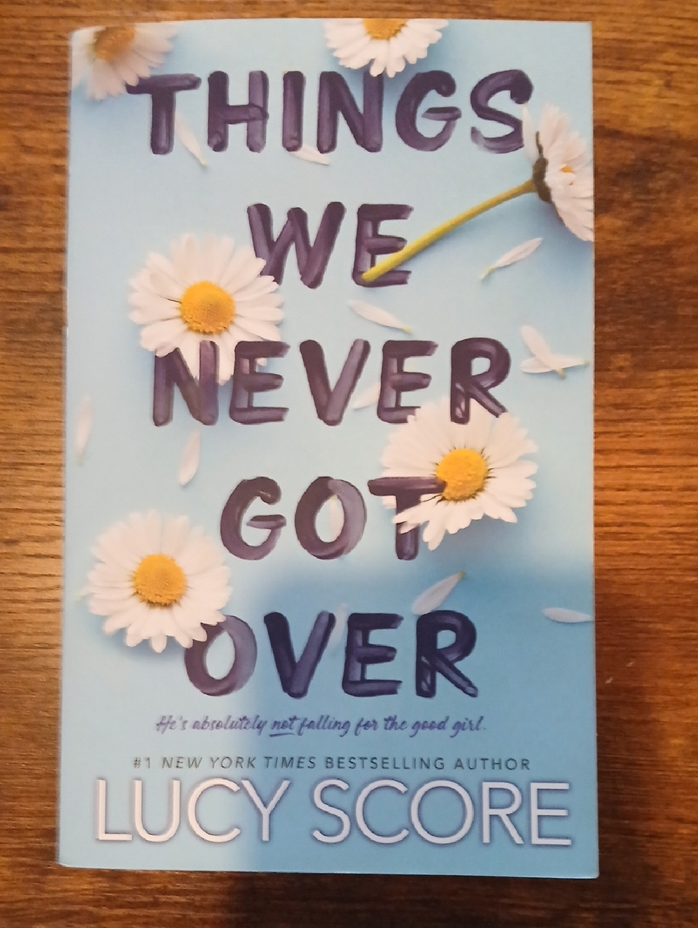 Things We Never Got Over by Lucy Score - Blue Daisy Cover